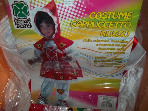 Vestito carnevale cappuccetto - vestito,