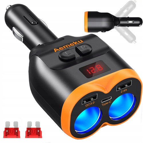 Sdoppiatore accendisigari con - sdoppiatore,