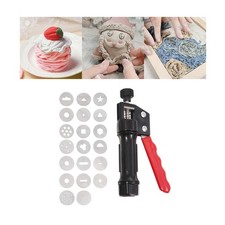 Estrusore di argilla morbida Estrusore di pasta di zucchero Decorazione per
