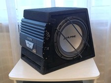 Subwoofer Alpine 12" Amplificato Auto Attivo 700watt Veri Molto Potente MRP-M350