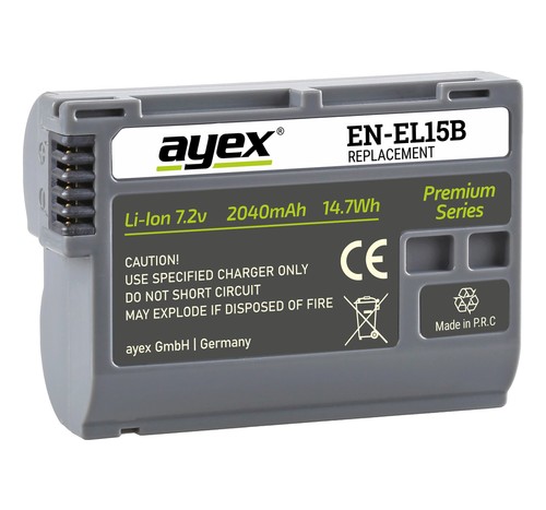 Batteria ayex per nikon - batteria, es.