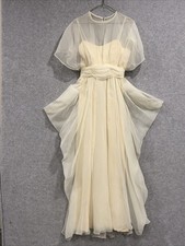 Costume vestito lungo 59" Celyce design sera blusa stile cremoso taglia 8