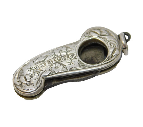 Portasigari vittoriano argento