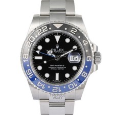 ROLEX GMT-MASTER II 116710BLNR ACCIAIO 4OMM BATMAN LUNETTA CERAMICA BLU E NERA-B&P