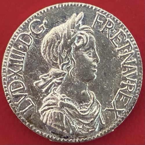 Riproduzione moneta luigi - luigi, xiv
