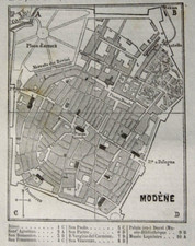 1894 OLD Topographical PLAN DE