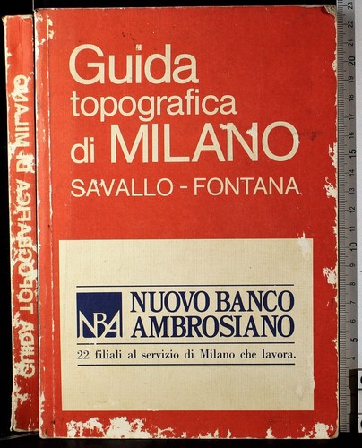 Guida topografica milano - topografica, di