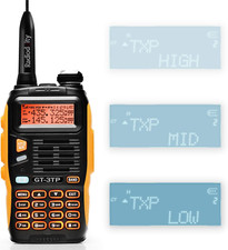 GT-3TP Mark III Walkie Talkie VHF/UHF 144-146/430-440MHz Ricetrasmittente Walkie