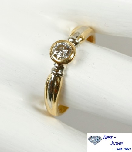Anello solitario oro 750 - 750,, 18