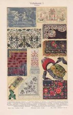 Arte Popolare Ricamo Pizzo A