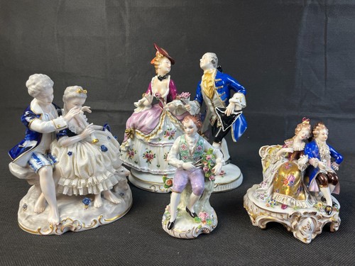 Lotto statuine in - 4x,