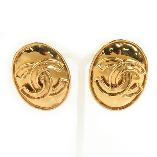 Orecchini clip con logo cc - orecchini,
