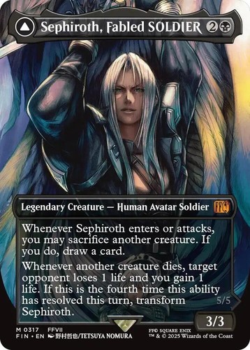 Sephiroth fabled soldier - fabled,
