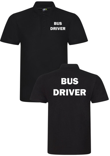 Autobus autista polo - polo, stampato