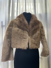 Vecchia Pelliccia vintage manica tre quarti Pelz Haid Weinfelden giacca corta di