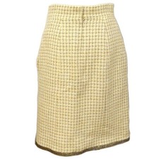 Gonna Chanel in tweed gialla