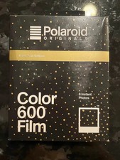 Polaroid Originals 4932 Color 600 Pellicola Istantanea Polvere Oro 8 Esposizioni *Leggi Desc*