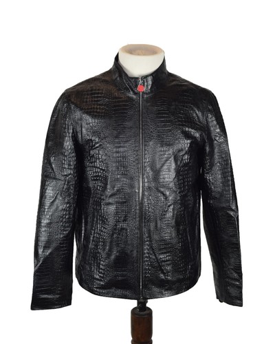Kiton giacca pelle uomo