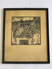 QUADRO ARTE SARDA FELICE MELIS MARINI INCISIONE XILOGRAFIA-BIASI-DESSY SARDEGNA