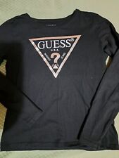 FELPA GUESS BIMBA 12 ANNI CALDO COTONE COLORE NERO USATO OTTIMO STATO 