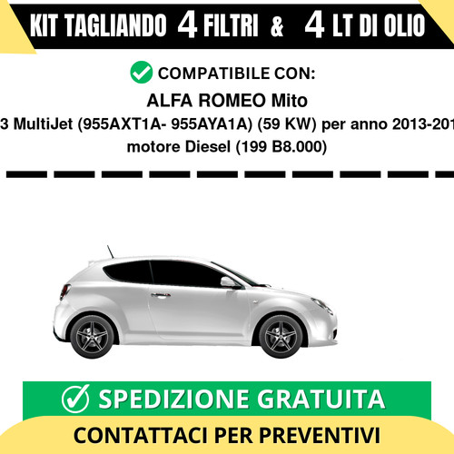 Tagliando per alfa romeo - tagliando, mito