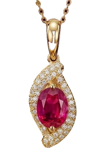 Ciondolo con diamante naturale - diamante,