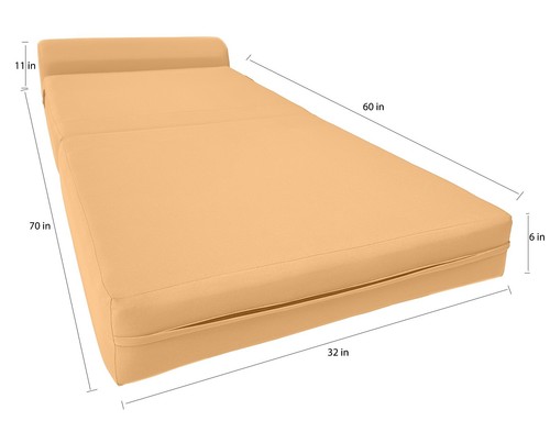 Peach sleeper chair - sleeper,