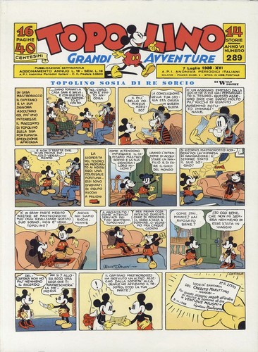 963 topolino ristampa - topolino, ed