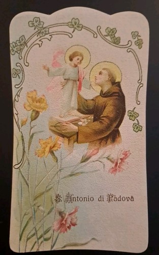 Antico santino holy card - antico,