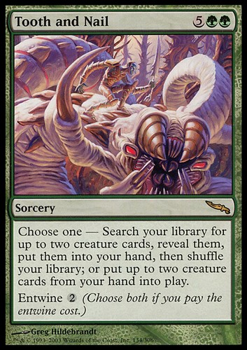 Mtg tooth and nail - mtg,