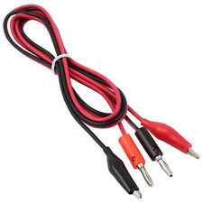 CAVI MORSETTI CAVETTI PER ALIMENTATORE DA BANCO SPINOTTI A BANANA E COCCODRILO