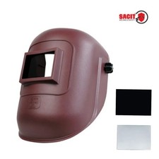 MASCHERA SALDARE A CASCO S800 CON VETRO NERO E TRASPARENTE