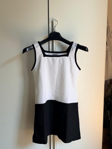 Vestito donna bianco nero - vestito,