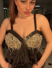 Abito elegante nero con