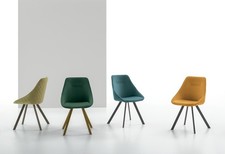 Set 06 Sedie Design Velluto