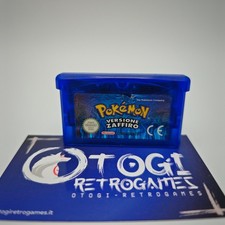 POKEMON ZAFFIRO GBA GAME BOY ADVANCE ITALIANO COMPLETO BATTERIA SOSTITUITA