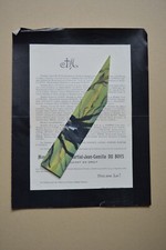 Death notice, Du Boys, Le
