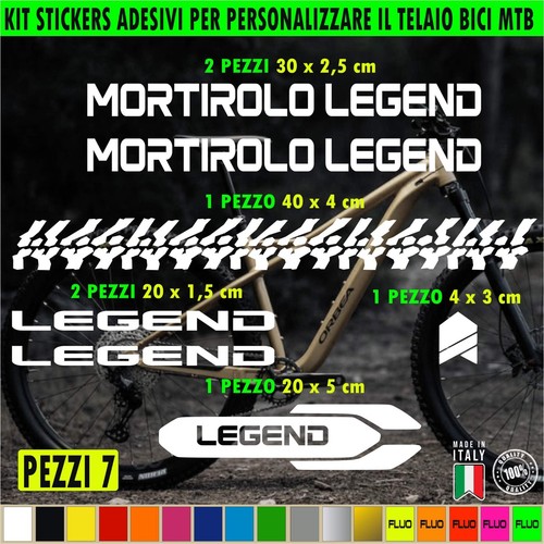 Kit 7adesivi telaio - telaio, bici
