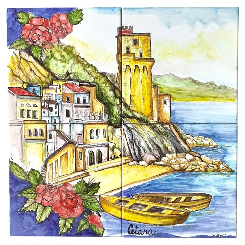 Pannello ceramica con - pannello, in