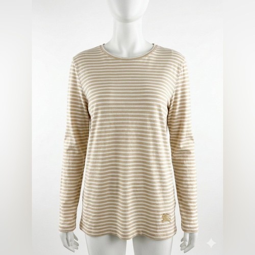 Shirt burberry beige - t-shirt, righe