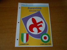 scheda CALCIO PASSIONE-emblemi-trofei-bandiere-FIORENTINA a.s. calcio 1926