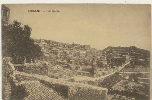 Girgenti agrigento panorama - girgenti, -agrigento