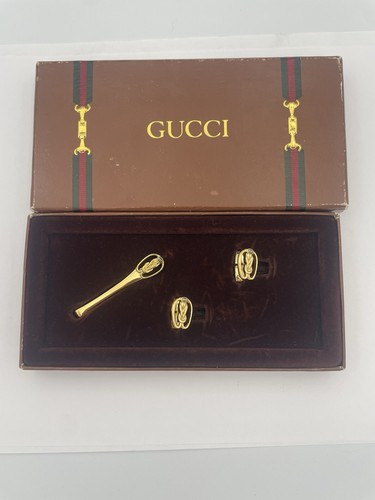 Gucci vintage gemelli cravatta - gucci,