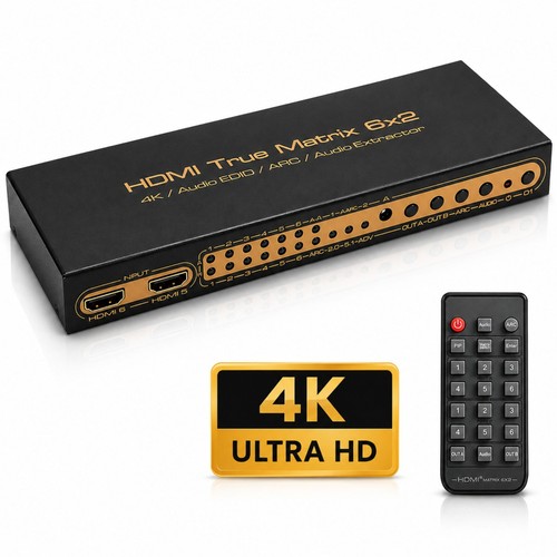 C04d hdmi matrix 6x2 - hdmi, 4kx2k