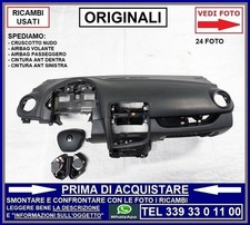 KIT AIRBAG VOLANTE CRUSCOTTO