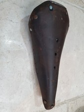 Sella bici pelle brown - sella,