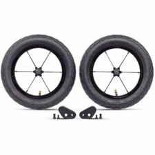 PUKY Next 14” Wheel-Set Black | 2X Pneumatici ad Aria 14 Pollici | Per Bici da Corsa per Bambini da 2-6