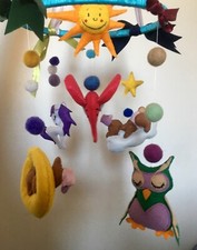 Giostrina culla FATTO A MANO