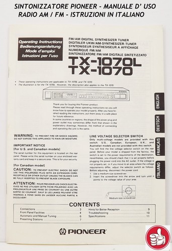 Pioneer sintonizzatore - pioneer,