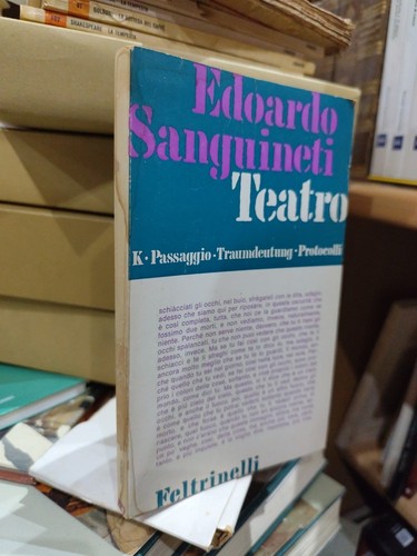 Sanguineti teatro - sanguineti,